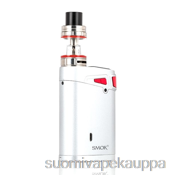 Vape Netistä Smok Marshal G320 Tc Aloitussarja Hopea Runko / Punainen Laukaisupainike